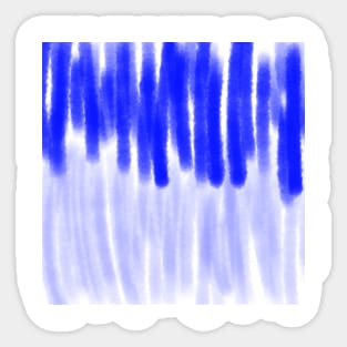 Blue watercolor abstract background Sticker